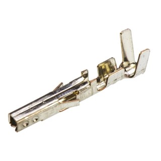 Molex 5556 Series Female Crimp Terminal, 24 AWG Min Crimp, 18 AWG Max, Tin Plating, Phosphor Bronze Contact 39-00-0060