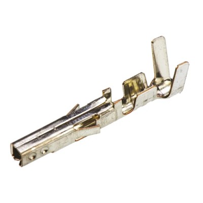 Molex 5556 Series Female Crimp Terminal, 24 AWG Min Crimp, 18 AWG Max, Tin Plating, Phosphor Bronze Contact 39-00-0060
