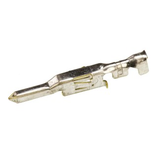 Molex 5558 Series Male Crimp Terminal, 28 AWG Min Crimp, 22 AWG Max, Brass Contact, Tin Plating, Crimp Termination 39-00-0049