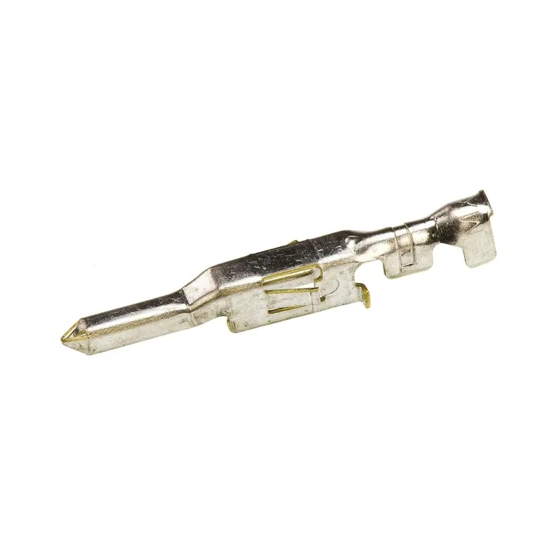 Molex 5558 Series Male Crimp Terminal, 28 AWG Min Crimp, 22 AWG Max, Brass Contact, Tin Plating, Crimp Termination 39-00-0049