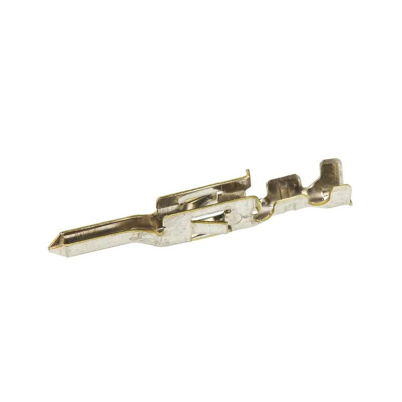 Molex 5558 Series Male Crimp Terminal, 28 AWG Min Crimp, 22 AWG Max, Brass Contact, Tin Plating, Crimp Termination 39-00-0049