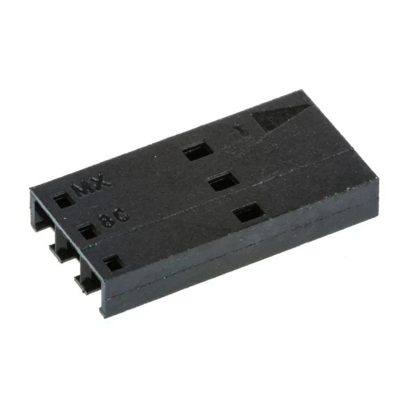 Molex SL Female Connector Housing 2.54 mm Pitch 3 Way 1 Row Straight 50-57-9003