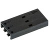 Molex SL Female Connector Housing 2.54 mm Pitch 3 Way 1 Row Straight 50-57-9003