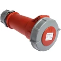 MENNEKES Wall Mount Industrial Power Connector 3P+PE 32A 440V IP67 Red AM-TOP 