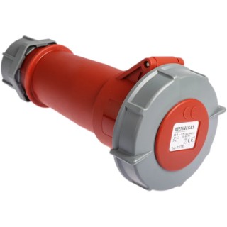 MENNEKES Wall Mount Industrial Power Connector 3P+PE 32A 440V IP67 Red AM-TOP 