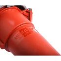 MENNEKES Wall Mount Industrial Power Connector 3P+PE 32A 440V IP67 Red AM-TOP 