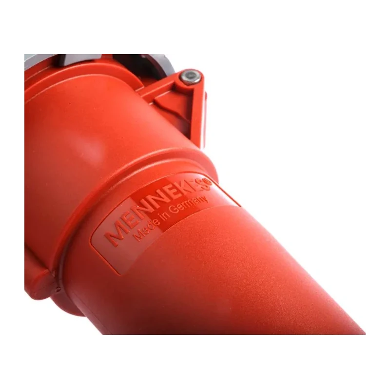 MENNEKES Wall Mount Industrial Power Connector 3P+PE 32A 440V IP67 Red AM-TOP 