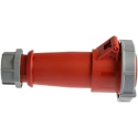 MENNEKES Wall Mount Industrial Power Connector 3P+PE 32A 440V IP67 Red AM-TOP 