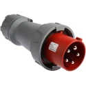 MENNEKES PowerTOP Plus IP67 Red Cable Mount 3P+N+PE Straight Industrial Power Connector 125A 400V 3381RS