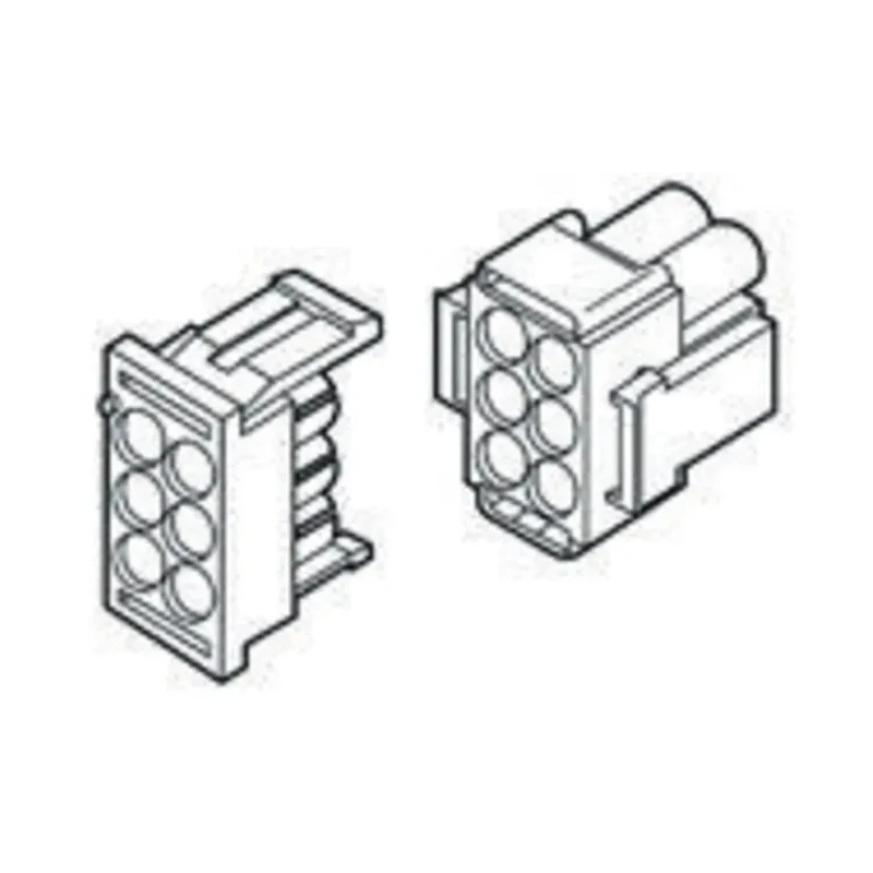 TE Connectivity Universal MATE-N-LOK II Male Connector Housing 6.35 mm Pitch 15 Way 3 Row Straight 770023-1