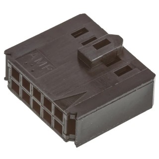 TE Connectivity AMPMODU MOD IV Female Connector Housing 2.54 mm Pitch 10 Way 2 Row Straight 102387-1