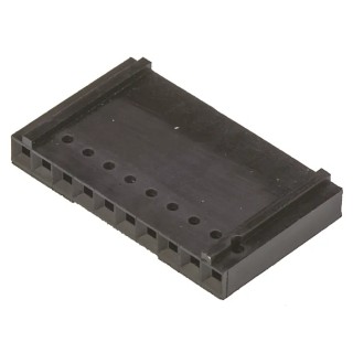 TE Connectivity AMPMODU MOD IV Female Connector Housing 2.54 mm Pitch 10 Way 1 Row Straight 102241-8