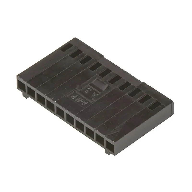 TE Connectivity AMPMODU MOD IV Female Connector Housing 2.54 mm Pitch 10 Way 1 Row Straight 102241-8