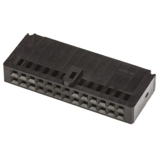 TE Connectivity AMPMODU MOD IV Female Connector Housing 26 Contacts 2 Row Straight 2.54 mm Pitch 102387-6