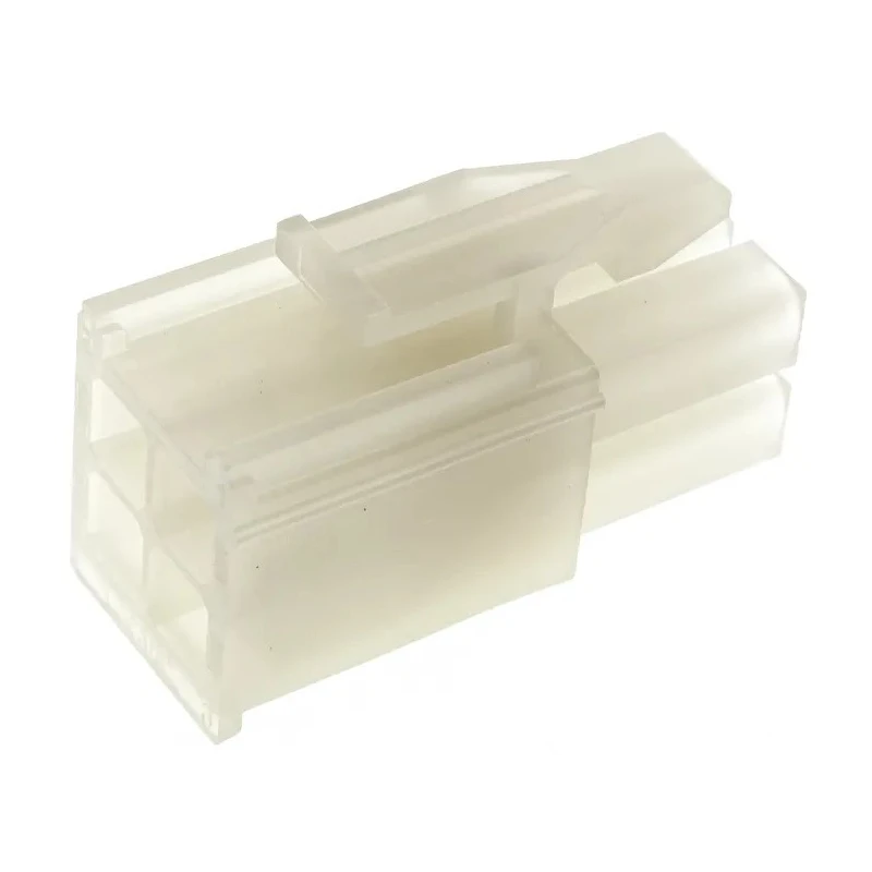 TE Connectivity Mini-Universal MATE-N-LOK Male Connector Housing 4.14 mm Pitch 4 Way 2 Row Straight 172338-1
