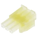 TE Connectivity Mini-Universal MATE-N-LOK Male Connector Housing 4.2 mm Pitch 3 Way 1 Row Straight 172337-1