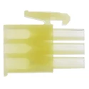 TE Connectivity Mini-Universal MATE-N-LOK Male Connector Housing 4.2 mm Pitch 3 Way 1 Row Straight 172337-1