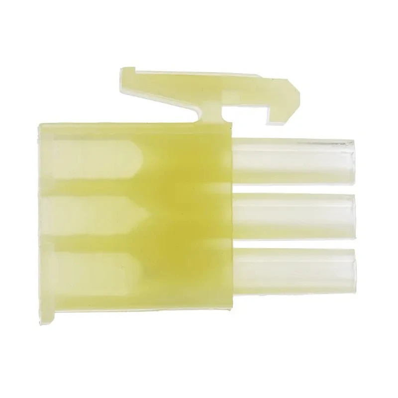 TE Connectivity Mini-Universal MATE-N-LOK Male Connector Housing 4.2 mm Pitch 3 Way 1 Row Straight 172337-1