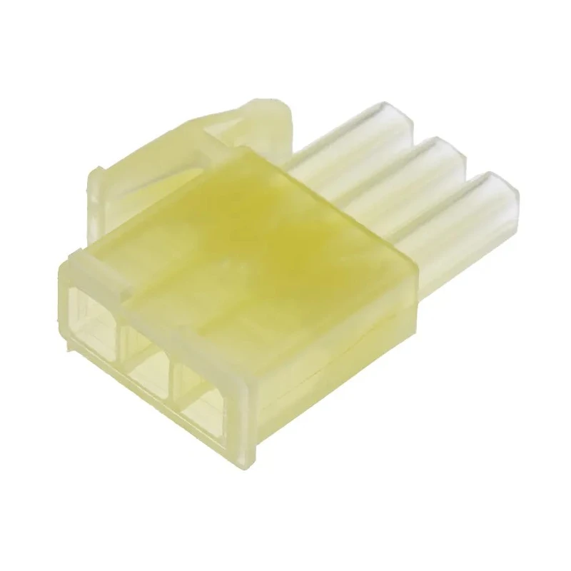 TE Connectivity Mini-Universal MATE-N-LOK Male Connector Housing 4.2 mm Pitch 3 Way 1 Row Straight 172337-1
