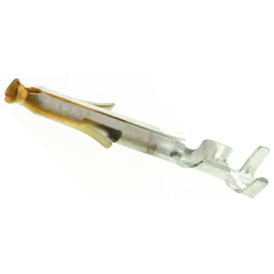 TE Connectivity Mini-Universal MATE-N-LOK Series Female Crimp Terminal, 9.5A Current, 26 AWG Min, 22 AWG Max 1-770986-0