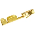 TE Connectivity AMPMODU MOD V Series Female Crimp Terminal 3A Current Gold Plated Phosphor Bronze Contact 24-20 1-87309-4
