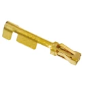 TE Connectivity AMPMODU MOD V Series Female Crimp Terminal 3A Current Gold Plated Phosphor Bronze Contact 24-20 1-87309-4