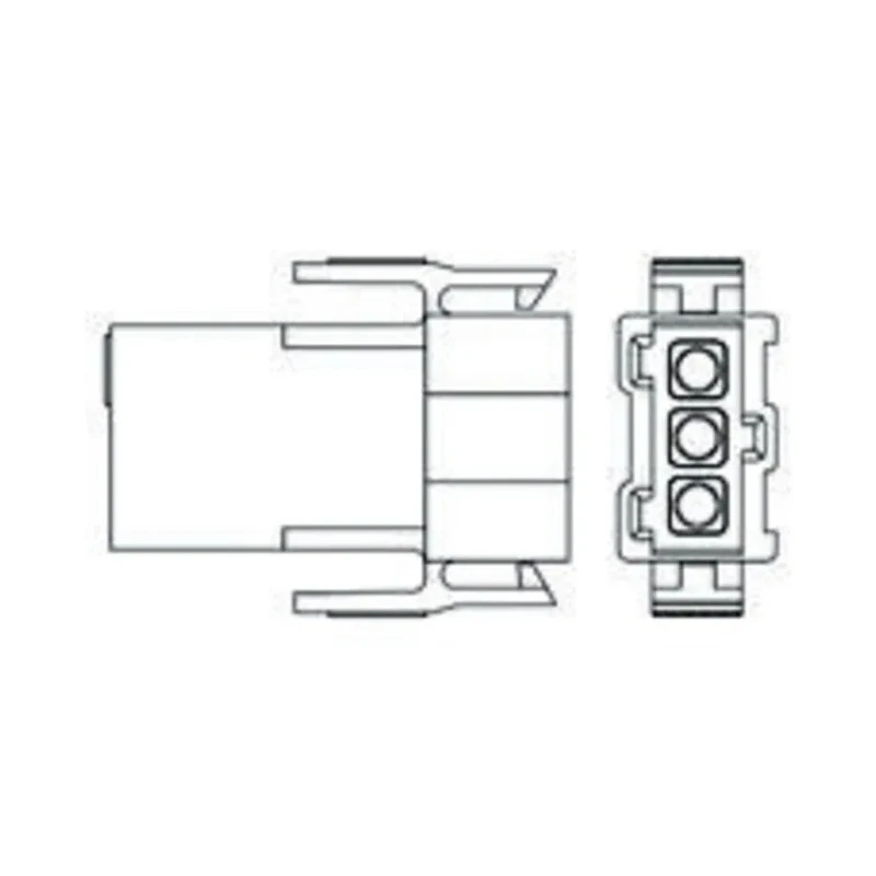 TE Connectivity Metrimate Female Connector Housing 3 Way 1 Row Straight 5 mm Pitch 207359-1