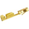 TE Connectivity AMPMODU MOD V Series Female Crimp Terminal Gold Plated Phosphor Bronze Contact, 24-20 AWG, 3A 1-87309-4