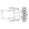 TE Connectivity Metrimate Female Connector Housing 3 Way 1 Row Straight 5 mm Pitch 26.25mm Length 207359-1