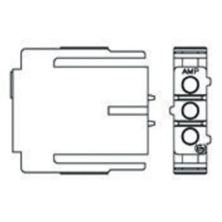 TE Connectivity Metrimate Male Connector Housing 5 mm Pitch 3 Way 1 Row Straight 207360-1