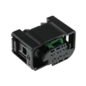 TE Connectivity Micro Quadlok System Automotive Connector Female Black Cable 6 Way Crimp Termination 1-967616-1
