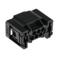 TE Connectivity Micro Quadlok System Automotive Connector Female Black Cable 6 Way Crimp Termination 1-967616-1