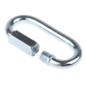 RS PRO Zinc Plated Steel Quick Repair Chain Link, 6 mm Diameter, 57 mm Length 750-604