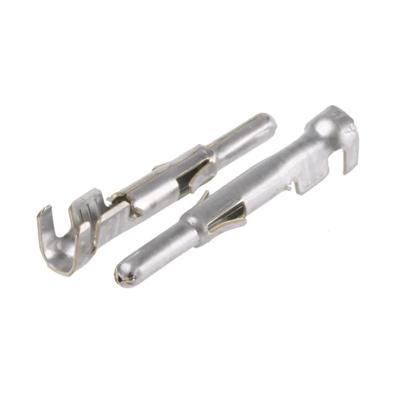 TE Connectivity Universal MATE-N-LOK Series Male Crimp Terminal 19A Current 20 AWG to 14 AWG 350669-1