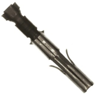 TE Connectivity Universal MATE-N-LOK Series Female Crimp Terminal 19A 24 AWG Min, 18 AWG Max 350689-7