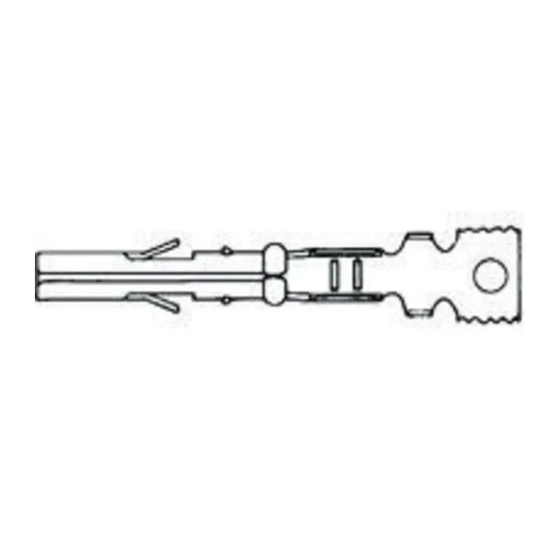 TE Connectivity Miniature Rectangular Series Female Crimp Terminal 9A Current, 26 AWG Min, 18 AWG Max 641300-1