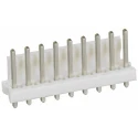 TE Connectivity MTA-156 Series Straight Through Hole Pin Header, 9 Contact, 3.96 mm Pitch, 1 Row, Unshrouded 640445-9