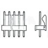 TE Connectivity MTA-156 Series Straight Through Hole Pin Header 7 Contact 3.96 mm Pitch 1 Row Unshrouded 640388-7