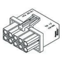 TE Connectivity Mini-Universal MATE-N-LOK Male Connector Housing 4.14 mm Pitch 14 Way 2 Row Straight 770582-1
