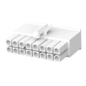 TE Connectivity Mini-Universal MATE-N-LOK Male Connector Housing 4.14 mm Pitch 16 Way 2 Row Straight 770583-1