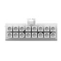 TE Connectivity Mini-Universal MATE-N-LOK Male Connector Housing 4.14 mm Pitch 16 Way 2 Row Straight 770583-1