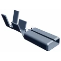 TE Connectivity FastOn PRONER Silver Uninsulated Female Spade Connector Crimp 2.79 x 0.5 mm Tab Size 24 AWG to 17 1544545-3