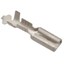 TE Connectivity Black Uninsulated Female Spade Connector Crimp 20 AWG to 17 AWG 2.19 x 2.19 mm Tab Size 160534-2