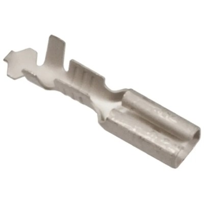 TE Connectivity Black Uninsulated Female Spade Connector Crimp 20 AWG to 17 AWG 2.19 x 2.19 mm Tab Size 160534-2