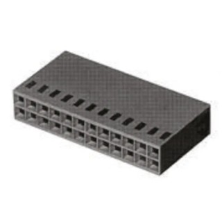 TE Connectivity AMPMODU MOD IV Female Connector Housing 2.54mm Pitch, 6 Way, 2 Row Straight 87456-2