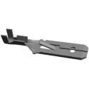 TE Connectivity Uninsulated Black Male Spade Connector Crimp 6.3 x 0.8 mm Tab Size 22 AWG to 18 AWG 160691-2