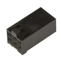 TE Connectivity AMPMODU MOD IV Female Connector Housing 2.54 mm Pitch, 6 Way, 2 Row Straight 87631-2