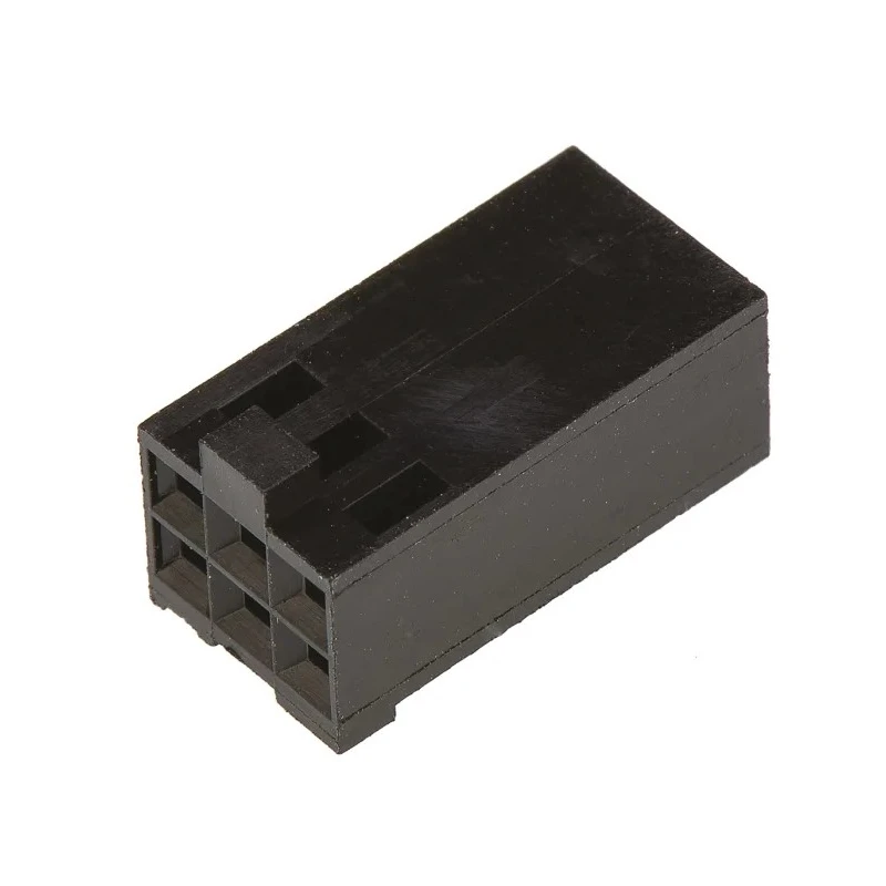 TE Connectivity AMPMODU MOD IV Female Connector Housing 2.54 mm Pitch, 6 Way, 2 Row Straight 87631-2