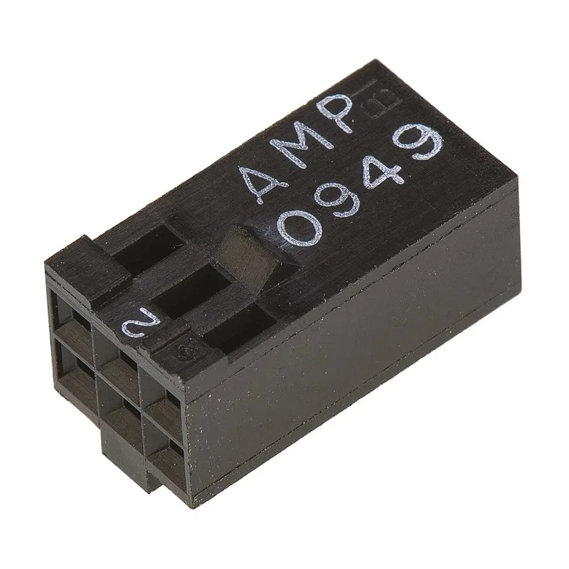 TE Connectivity AMPMODU MOD IV Female Connector Housing 2.54 mm Pitch 6 Way 2 Row Straight 87631-2