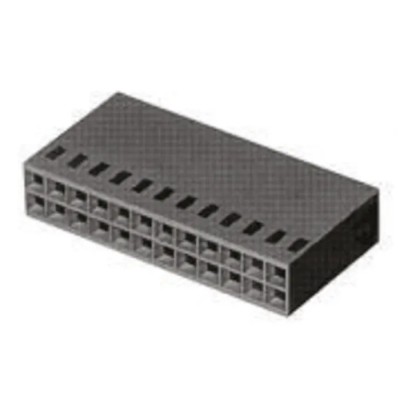 TE Connectivity AMPMODU MOD IV Female Connector Housing, 2.54 mm Pitch, 6 Way, 2 Row Straight 87456-2